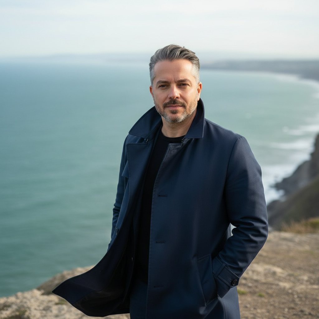 Alex Leroy in un momento di riflessione